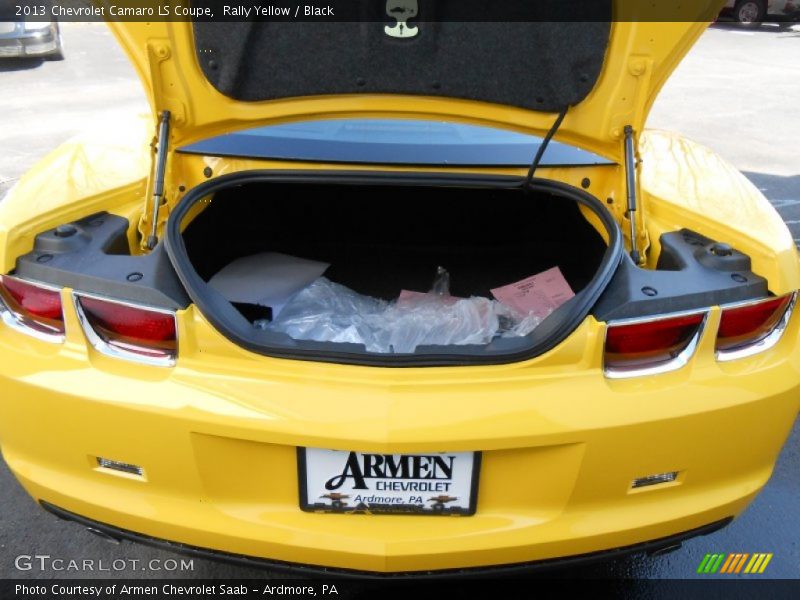 Rally Yellow / Black 2013 Chevrolet Camaro LS Coupe