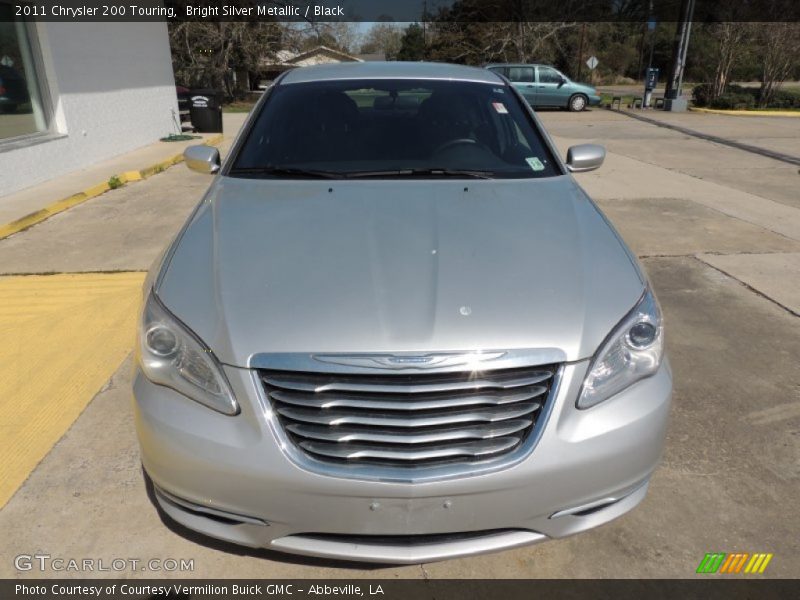 Bright Silver Metallic / Black 2011 Chrysler 200 Touring
