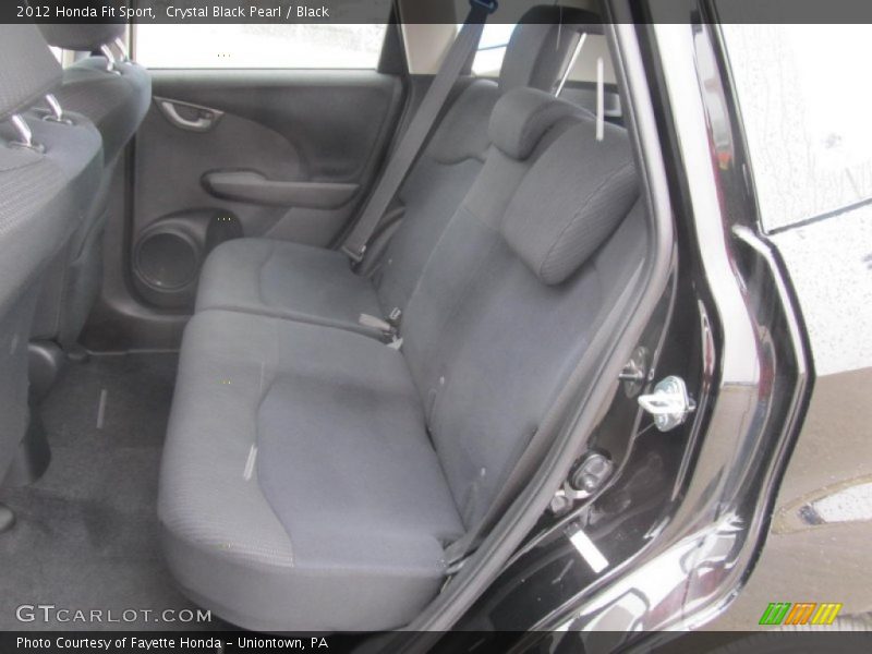 Crystal Black Pearl / Black 2012 Honda Fit Sport