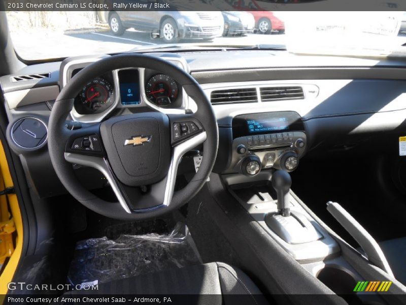 Rally Yellow / Black 2013 Chevrolet Camaro LS Coupe
