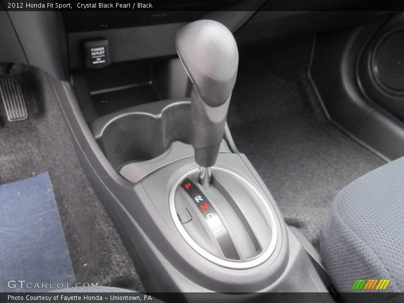 Crystal Black Pearl / Black 2012 Honda Fit Sport