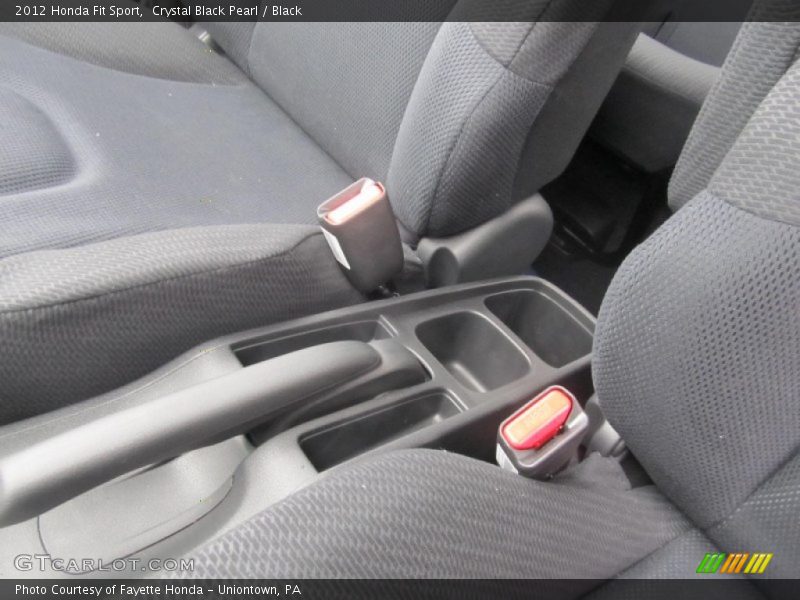 Crystal Black Pearl / Black 2012 Honda Fit Sport