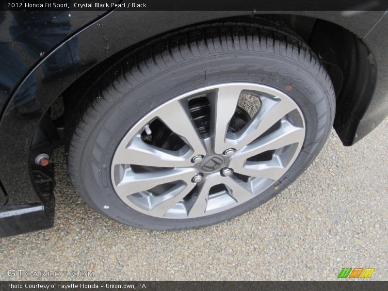 Crystal Black Pearl / Black 2012 Honda Fit Sport