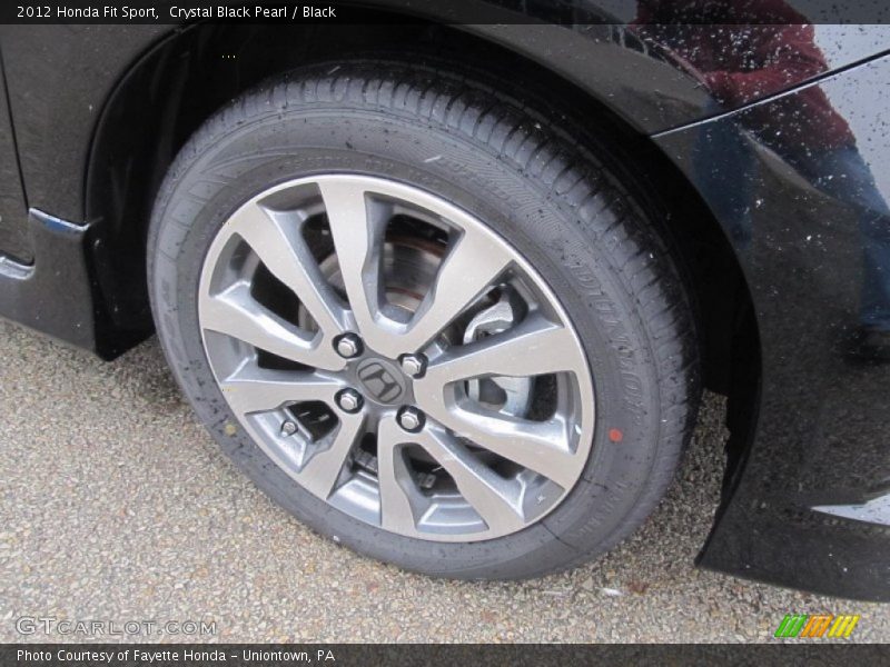 Crystal Black Pearl / Black 2012 Honda Fit Sport