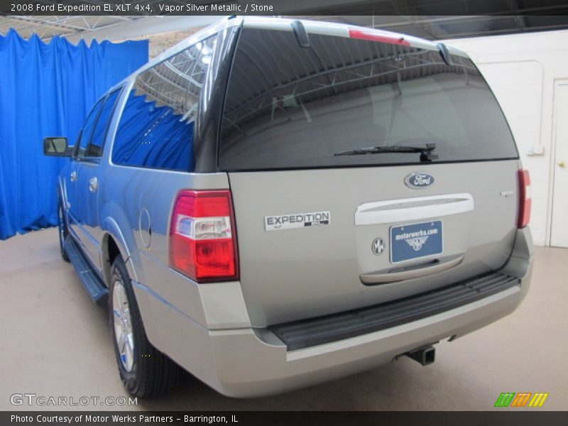 Vapor Silver Metallic / Stone 2008 Ford Expedition EL XLT 4x4