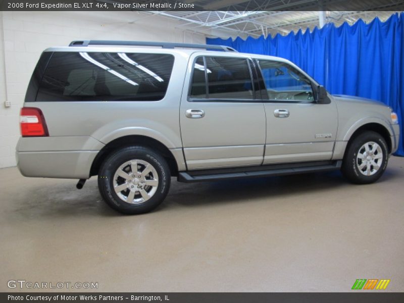 Vapor Silver Metallic / Stone 2008 Ford Expedition EL XLT 4x4