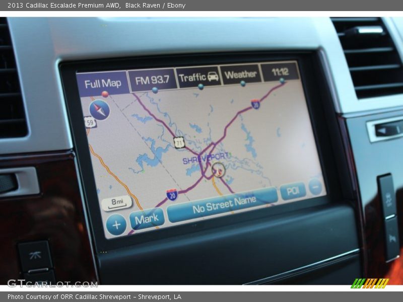 Navigation of 2013 Escalade Premium AWD