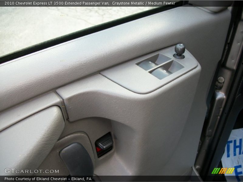 Graystone Metallic / Medium Pewter 2010 Chevrolet Express LT 3500 Extended Passenger Van