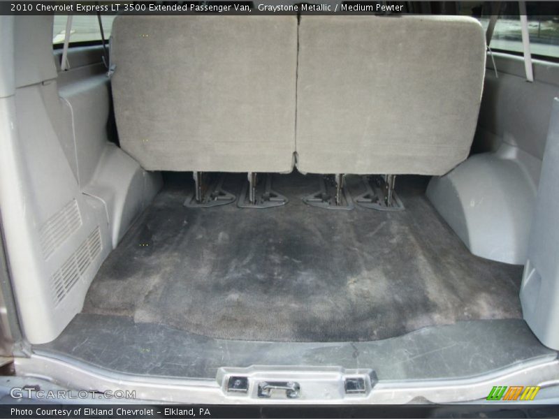 Graystone Metallic / Medium Pewter 2010 Chevrolet Express LT 3500 Extended Passenger Van