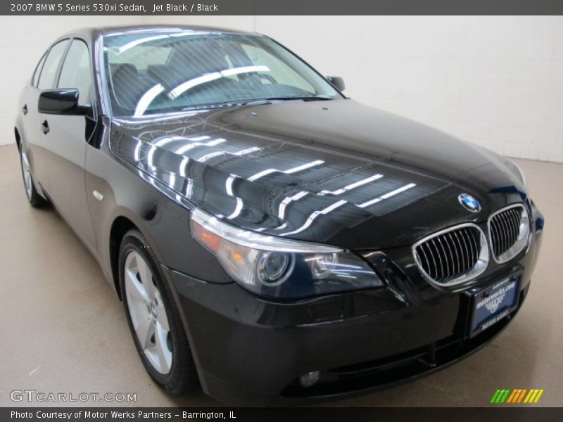Jet Black / Black 2007 BMW 5 Series 530xi Sedan