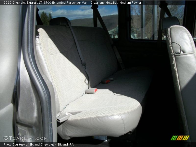 Graystone Metallic / Medium Pewter 2010 Chevrolet Express LT 3500 Extended Passenger Van