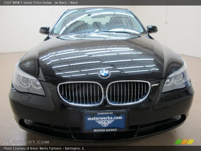 Jet Black / Black 2007 BMW 5 Series 530xi Sedan