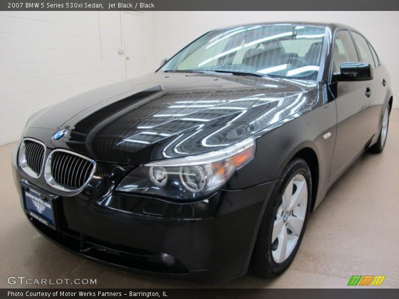 Jet Black / Black 2007 BMW 5 Series 530xi Sedan