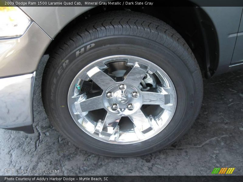 Mineral Gray Metallic / Dark Slate Gray 2009 Dodge Ram 1500 Laramie Quad Cab