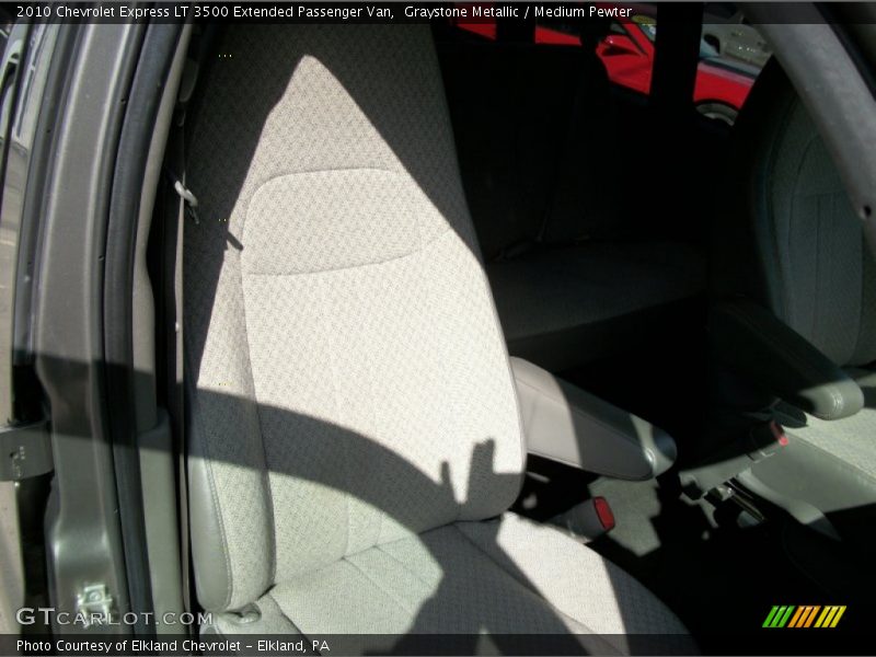 Graystone Metallic / Medium Pewter 2010 Chevrolet Express LT 3500 Extended Passenger Van