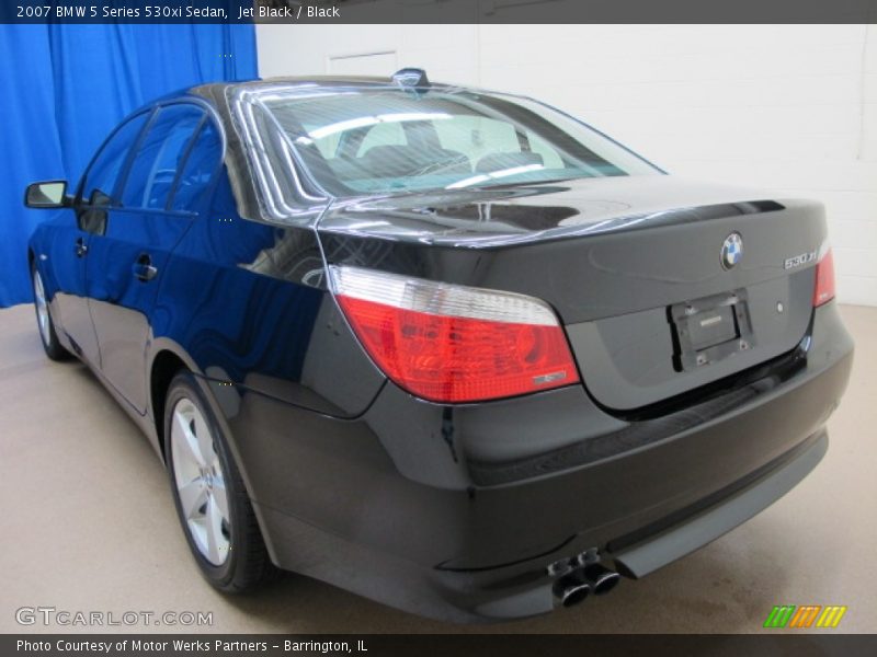 Jet Black / Black 2007 BMW 5 Series 530xi Sedan