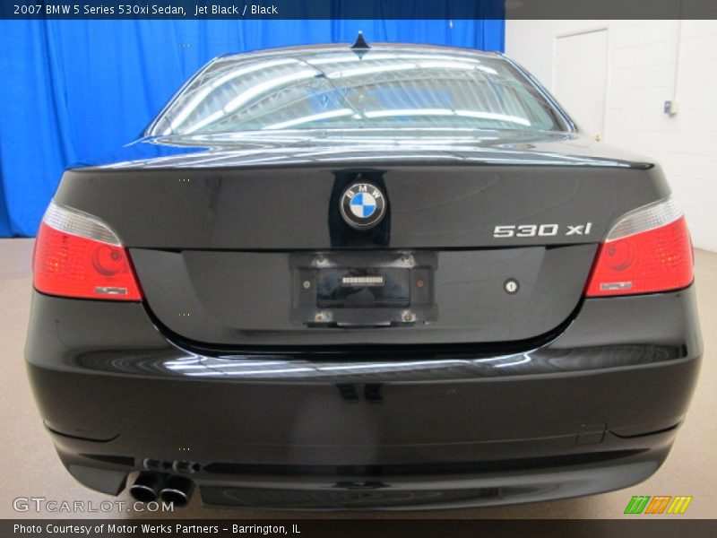 Jet Black / Black 2007 BMW 5 Series 530xi Sedan
