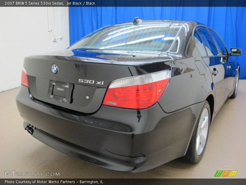 Jet Black / Black 2007 BMW 5 Series 530xi Sedan