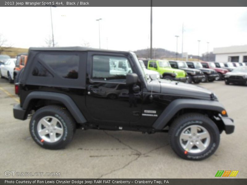 Black / Black 2013 Jeep Wrangler Sport S 4x4