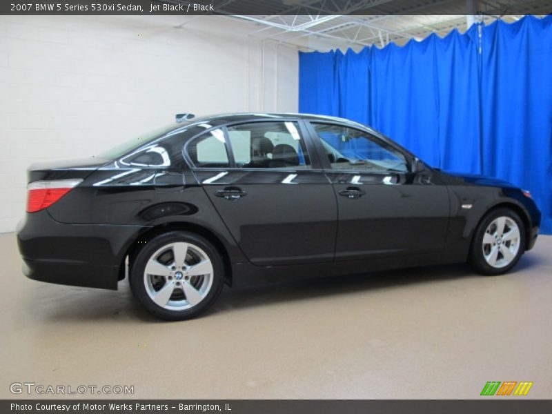 Jet Black / Black 2007 BMW 5 Series 530xi Sedan