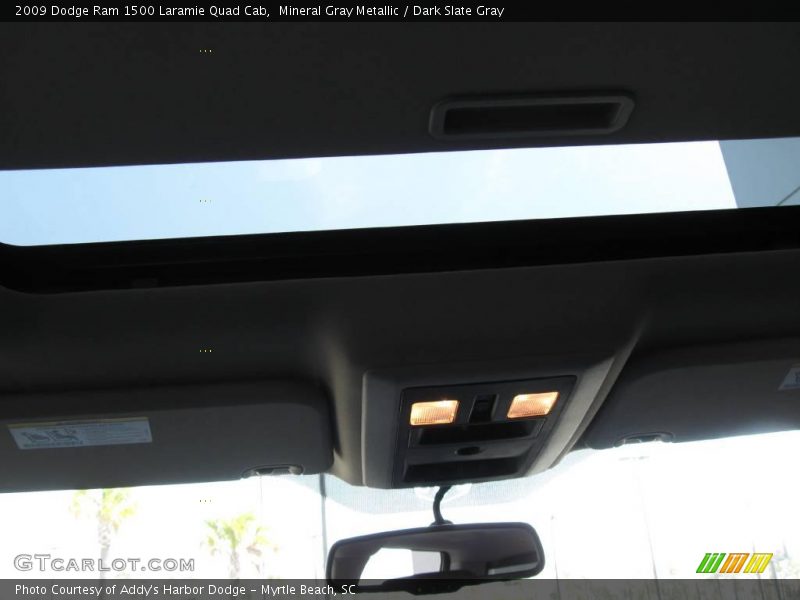 Mineral Gray Metallic / Dark Slate Gray 2009 Dodge Ram 1500 Laramie Quad Cab