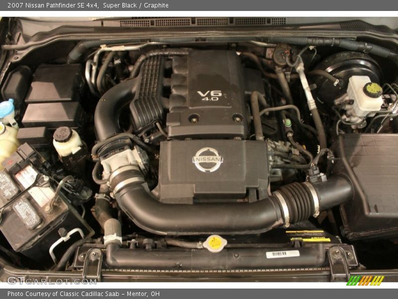  2007 Pathfinder SE 4x4 Engine - 4.0 Liter DOHC 24-Valve VVT V6