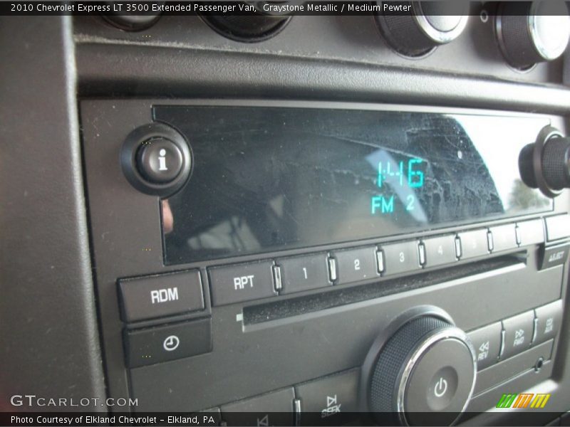 Graystone Metallic / Medium Pewter 2010 Chevrolet Express LT 3500 Extended Passenger Van