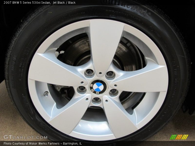 Jet Black / Black 2007 BMW 5 Series 530xi Sedan