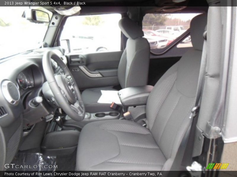 Black / Black 2013 Jeep Wrangler Sport S 4x4