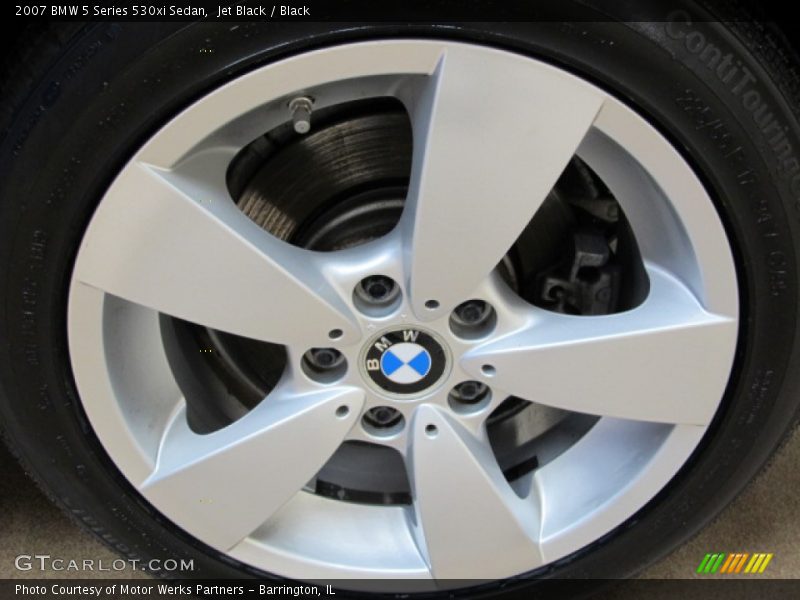 Jet Black / Black 2007 BMW 5 Series 530xi Sedan