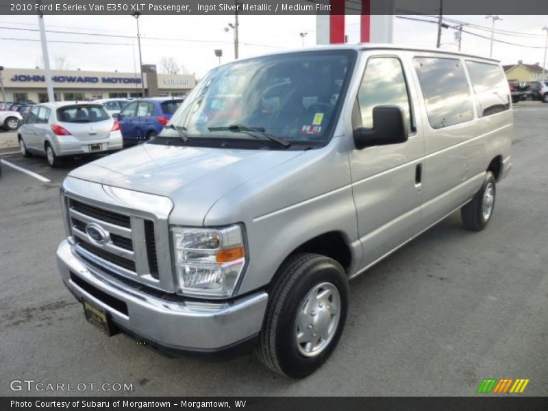 Ingot Silver Metallic / Medium Flint 2010 Ford E Series Van E350 XLT Passenger