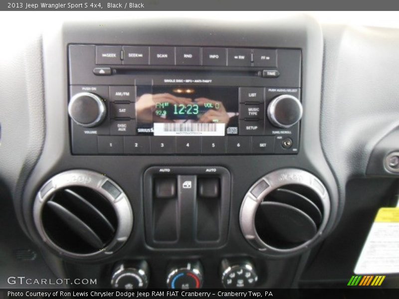 Black / Black 2013 Jeep Wrangler Sport S 4x4