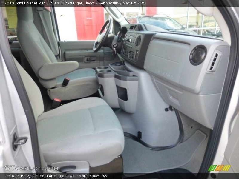 Ingot Silver Metallic / Medium Flint 2010 Ford E Series Van E350 XLT Passenger