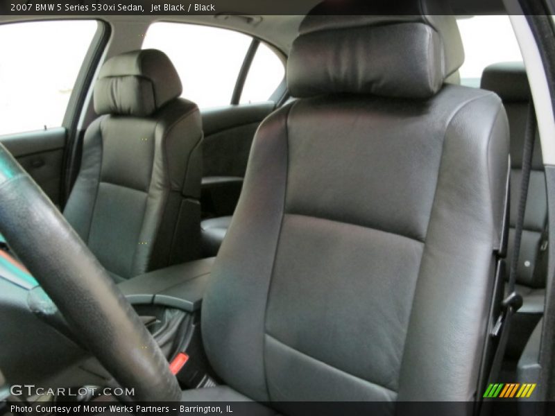 Jet Black / Black 2007 BMW 5 Series 530xi Sedan
