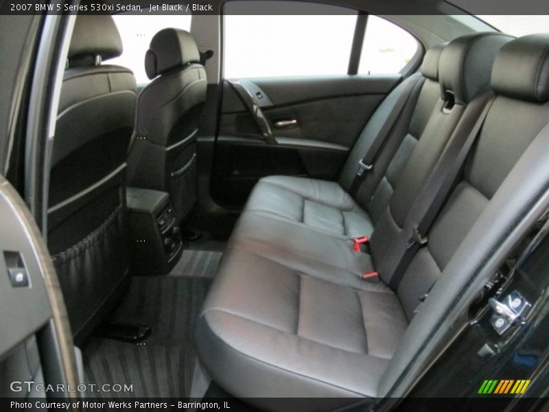 Jet Black / Black 2007 BMW 5 Series 530xi Sedan