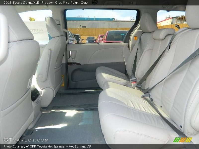 Predawn Gray Mica / Light Gray 2013 Toyota Sienna XLE