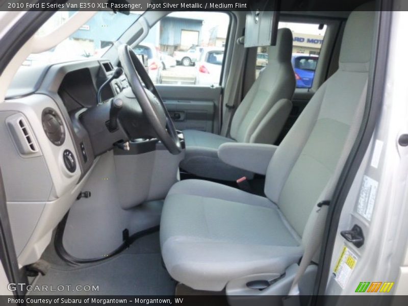 Ingot Silver Metallic / Medium Flint 2010 Ford E Series Van E350 XLT Passenger