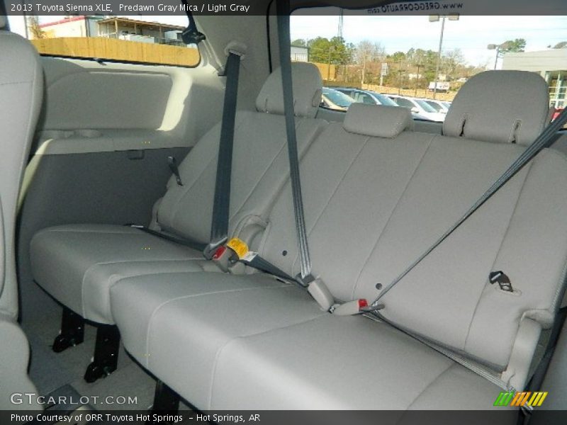 Predawn Gray Mica / Light Gray 2013 Toyota Sienna XLE