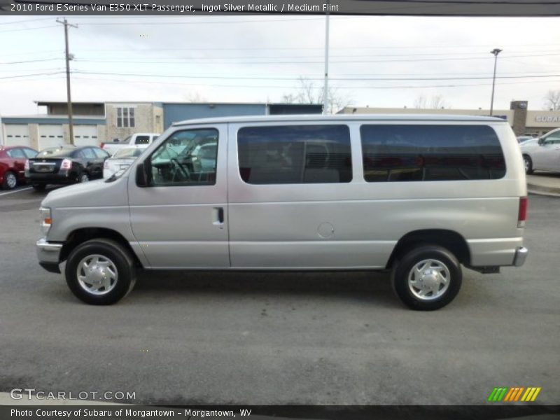 Ingot Silver Metallic / Medium Flint 2010 Ford E Series Van E350 XLT Passenger