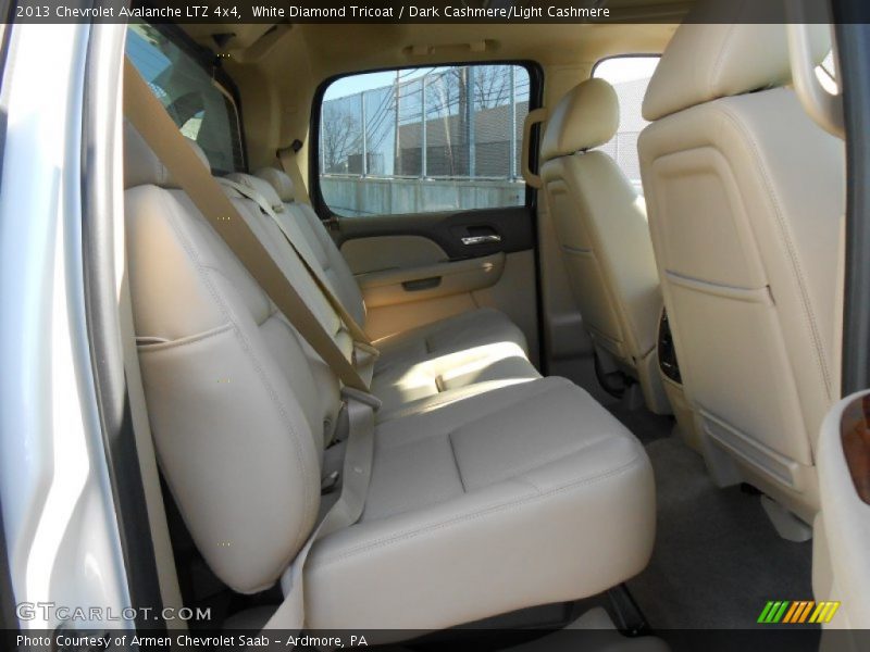 White Diamond Tricoat / Dark Cashmere/Light Cashmere 2013 Chevrolet Avalanche LTZ 4x4