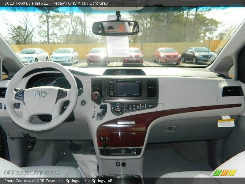 Predawn Gray Mica / Light Gray 2013 Toyota Sienna XLE