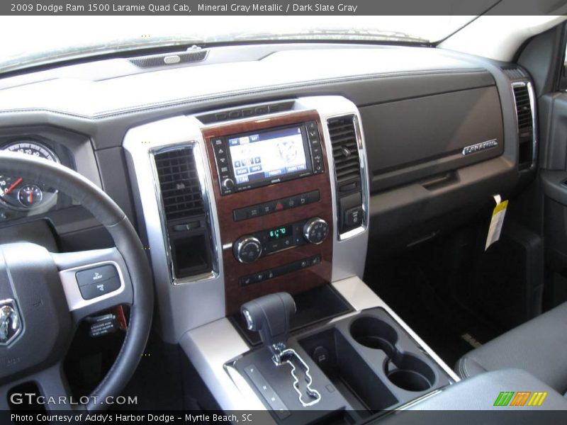 Mineral Gray Metallic / Dark Slate Gray 2009 Dodge Ram 1500 Laramie Quad Cab