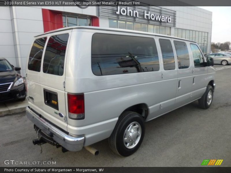Ingot Silver Metallic / Medium Flint 2010 Ford E Series Van E350 XLT Passenger