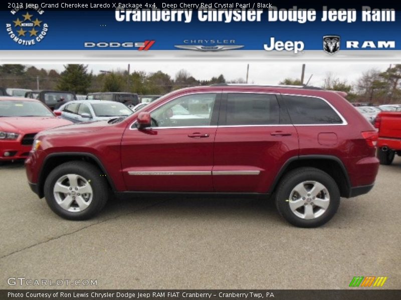 Deep Cherry Red Crystal Pearl / Black 2013 Jeep Grand Cherokee Laredo X Package 4x4