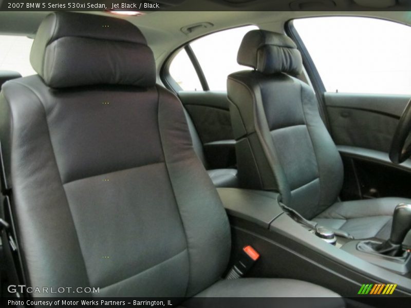 Jet Black / Black 2007 BMW 5 Series 530xi Sedan
