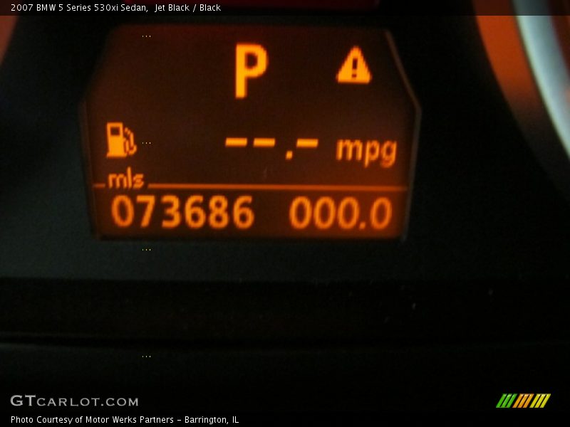 Jet Black / Black 2007 BMW 5 Series 530xi Sedan