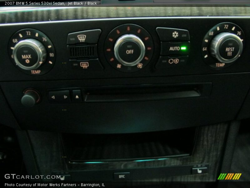 Jet Black / Black 2007 BMW 5 Series 530xi Sedan