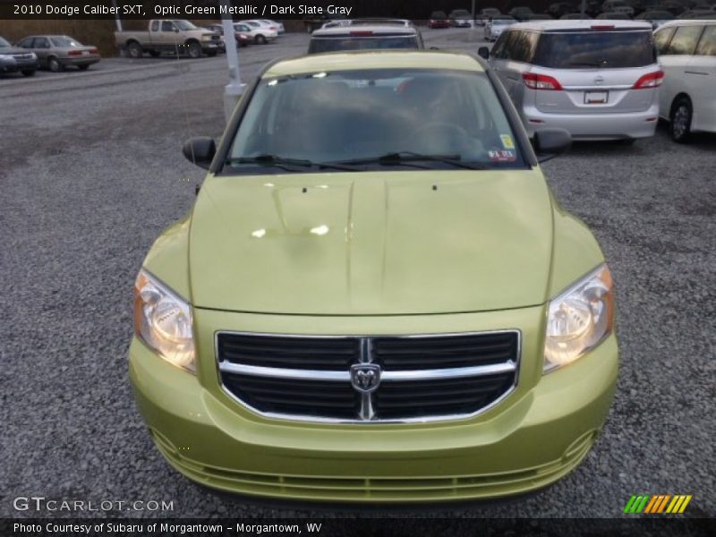 Optic Green Metallic / Dark Slate Gray 2010 Dodge Caliber SXT