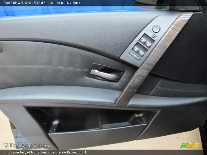 Jet Black / Black 2007 BMW 5 Series 530xi Sedan