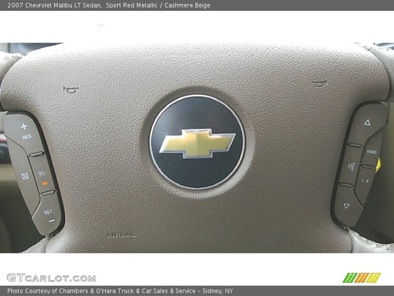 Sport Red Metallic / Cashmere Beige 2007 Chevrolet Malibu LT Sedan